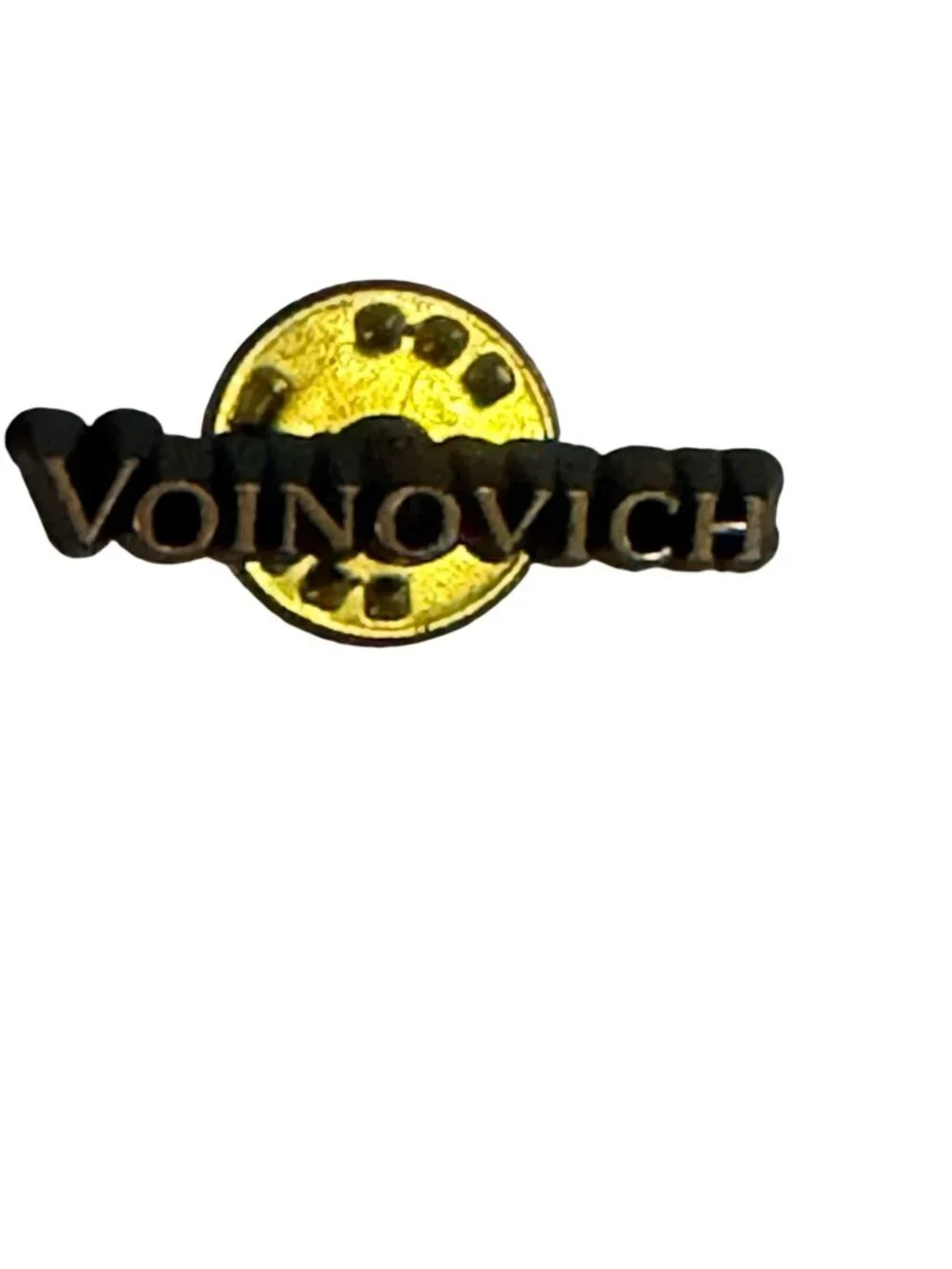 Vintage George Voinovich Ohio Political Campaign Lapel Pin 1 Inch